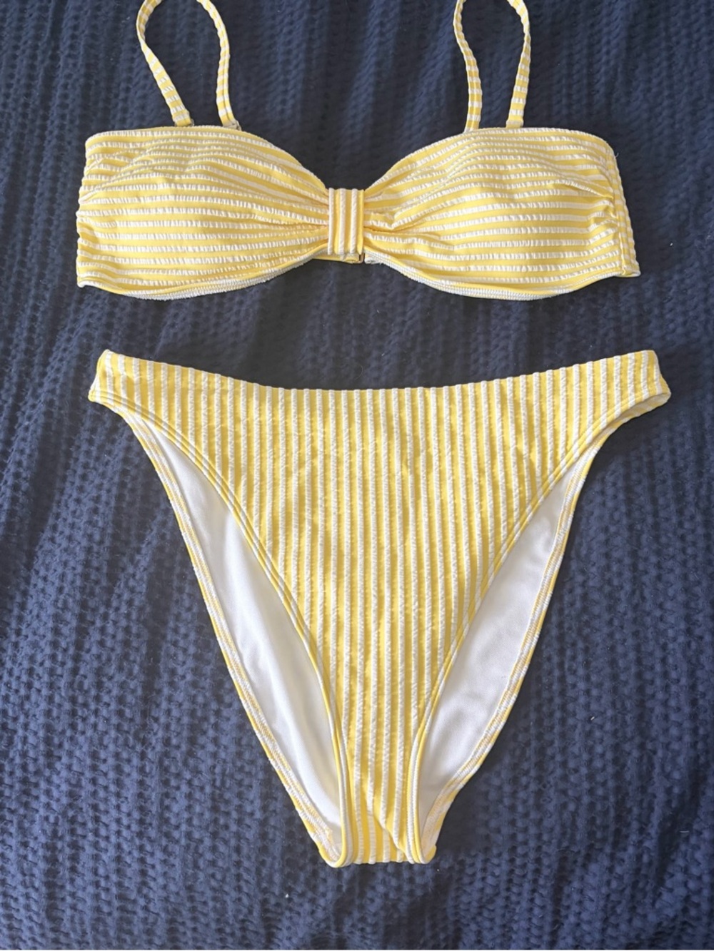 Abercrombie Yellow Swim Set